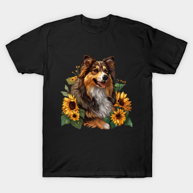 Sheltie T-Shirt by VelvetRoom